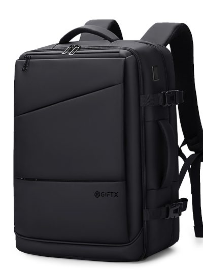 Rucsac laptop 17,3 inch, de calatorie cu volum extensibil 30-41L, USB dublu, GIFTX TRAVELO