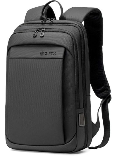 Rucsac laptop 15.6 bagaj de mana avion (40 30 20) cu extensie si USB, GIFTX SLICK