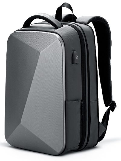 Rucsac laptop 15.6, hard shell cu cifru antifurt, USB si extensie, GIFTX NINJA GRAY